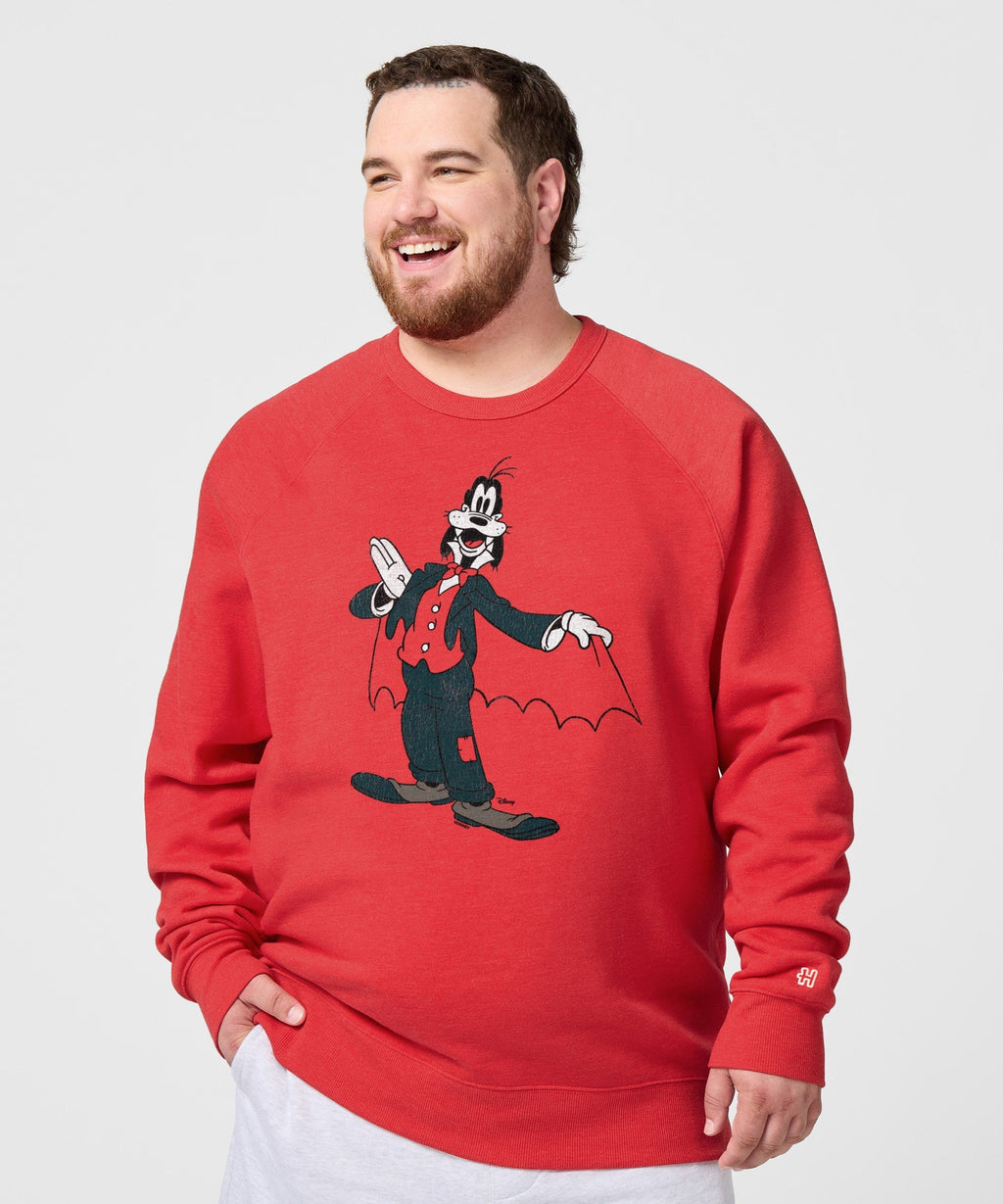 Goofy Halloween Bat Crewneck Unisex