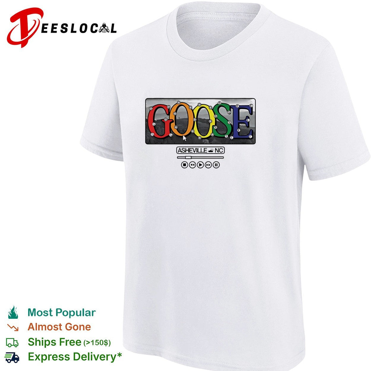 Goose Asheville NC graphic shirt Unisex
