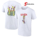 Goose Holiday drop drop Smiley heads graphic shirt Unisex