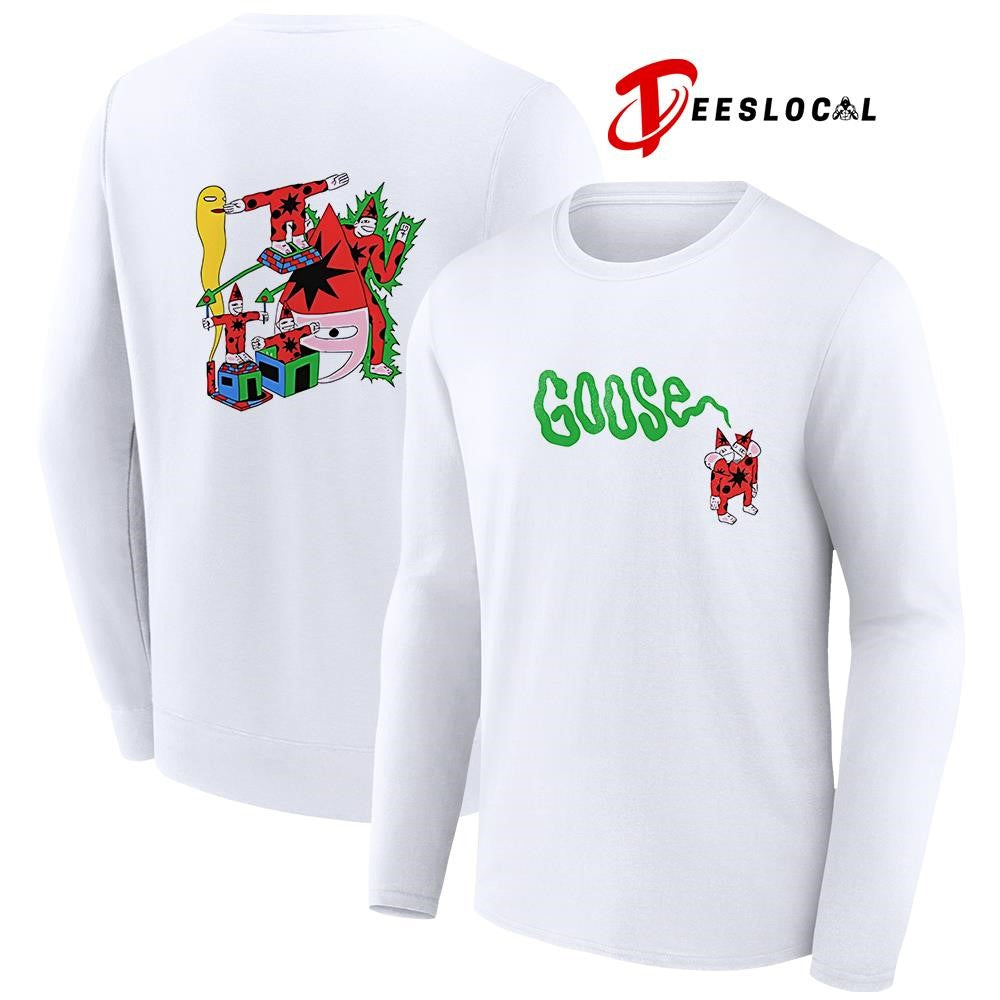 Goose Holiday drop four headed art shirt Unisex