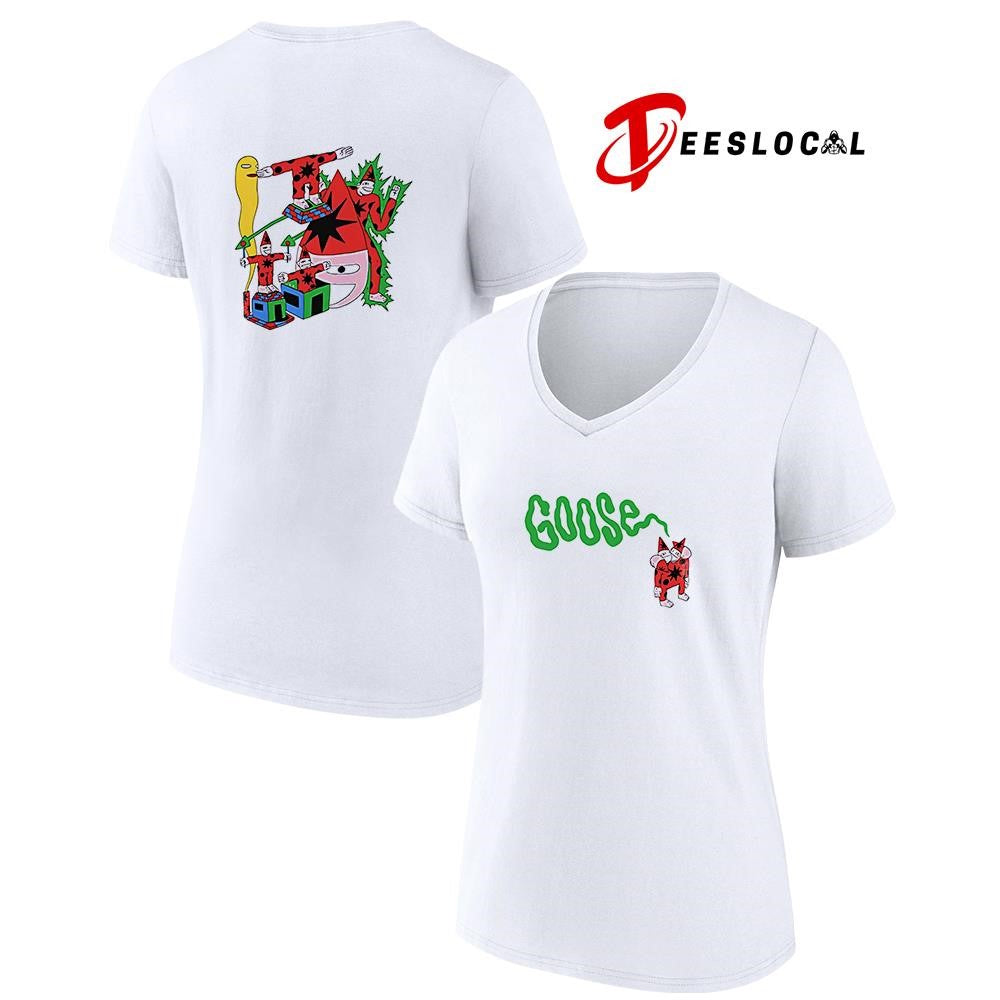 Goose Holiday drop four headed art shirt Unisex