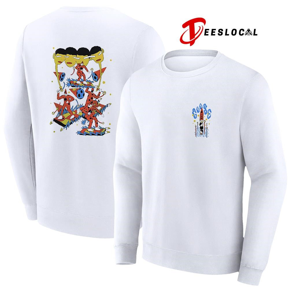 Goose Holiday drop magic carpet art shirt Unisex