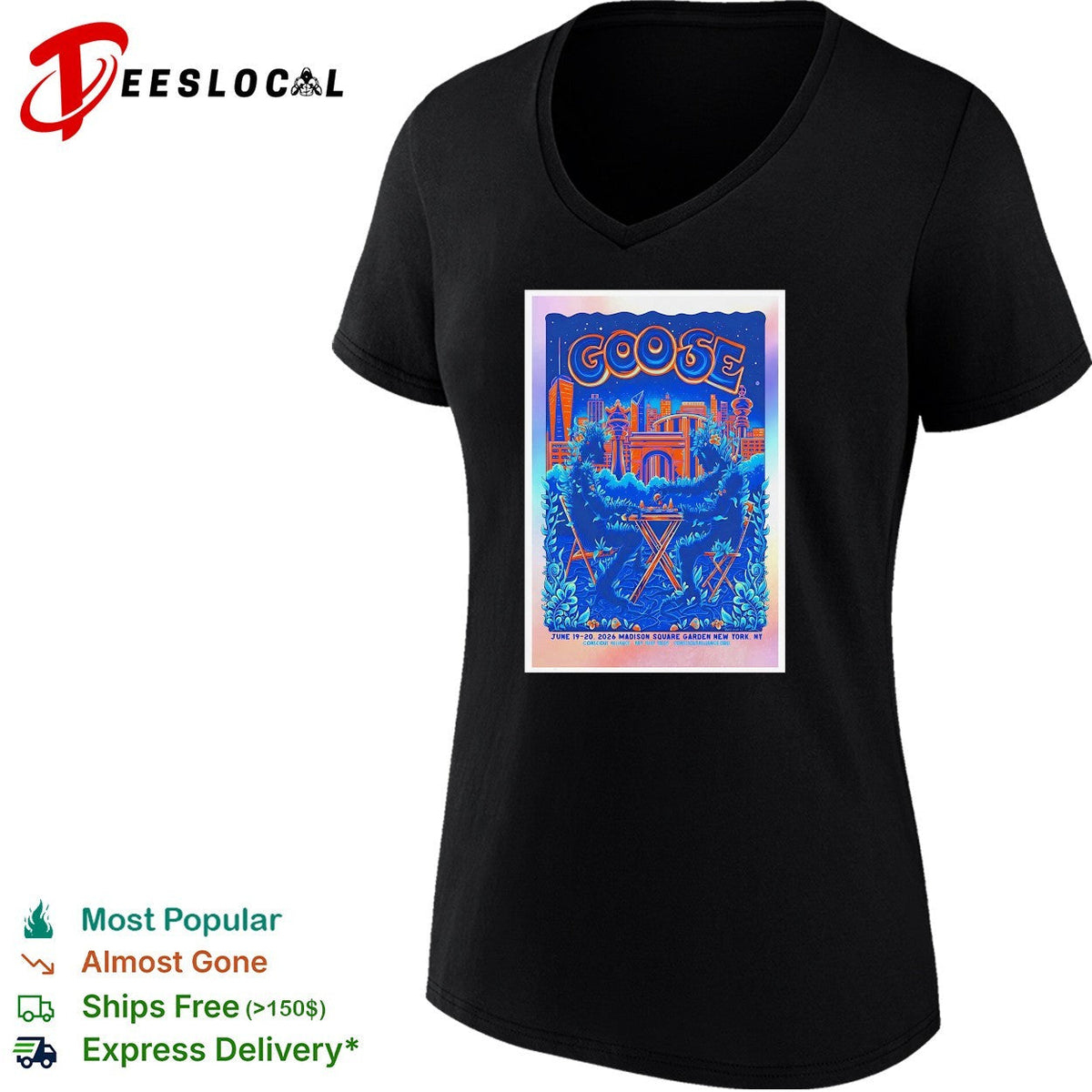 Goose June 19 20 2026 Madison Square Garden New York NY Conscious Alliance shirt Unisex