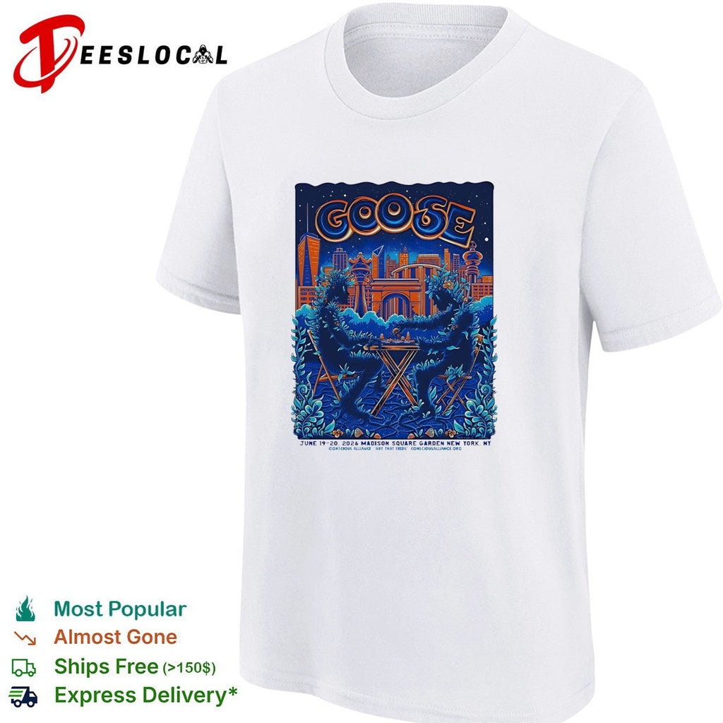 Goose Square Garden New York 2026 From June 19 To 20 2026 shirt Unisex