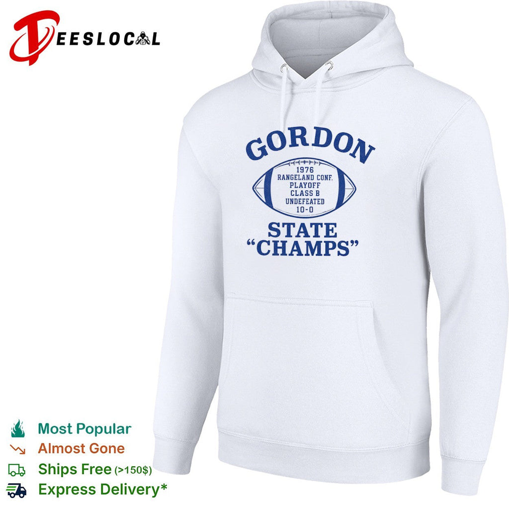 Gordon 1976 Rangeland Conf Playoff Class B Undefeated 10-0 State Champs football shirt Unisex