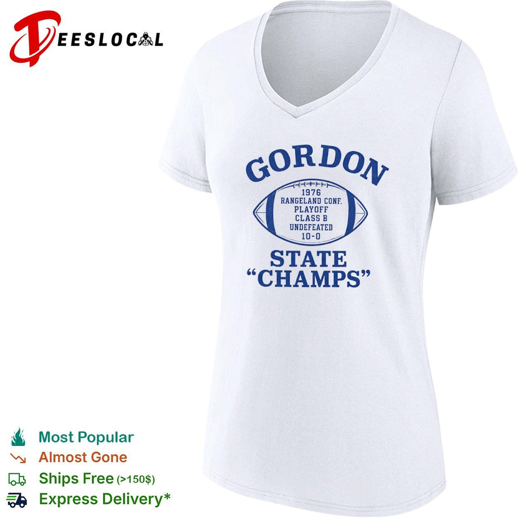 Gordon 1976 Rangeland Conf Playoff Class B Undefeated 10-0 State Champs football shirt Unisex
