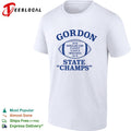 Gordon 1976 Rangeland Conf Playoff Class B Undefeated 10-0 State Champs football shirt Unisex