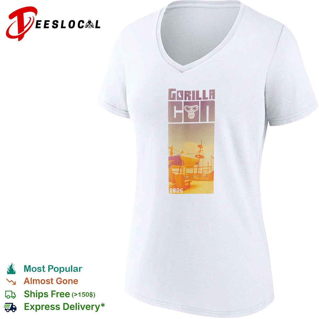 Gorilla con 2026 beach shirt Unisex