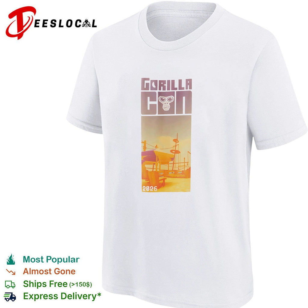 Gorilla con 2026 beach shirt Unisex
