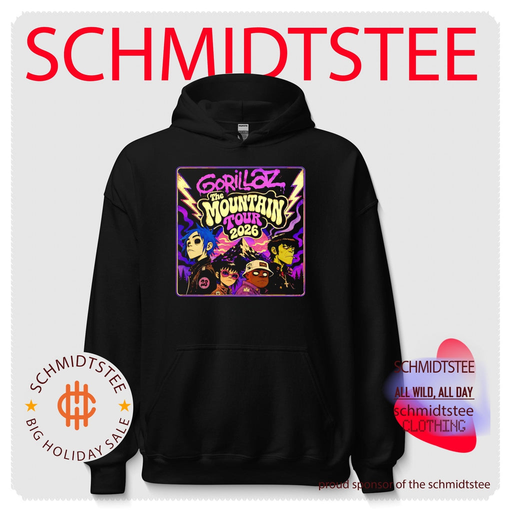 Gorillaz The Mountain Tour 2026 2D Murdoc Niccals shirt Unisex