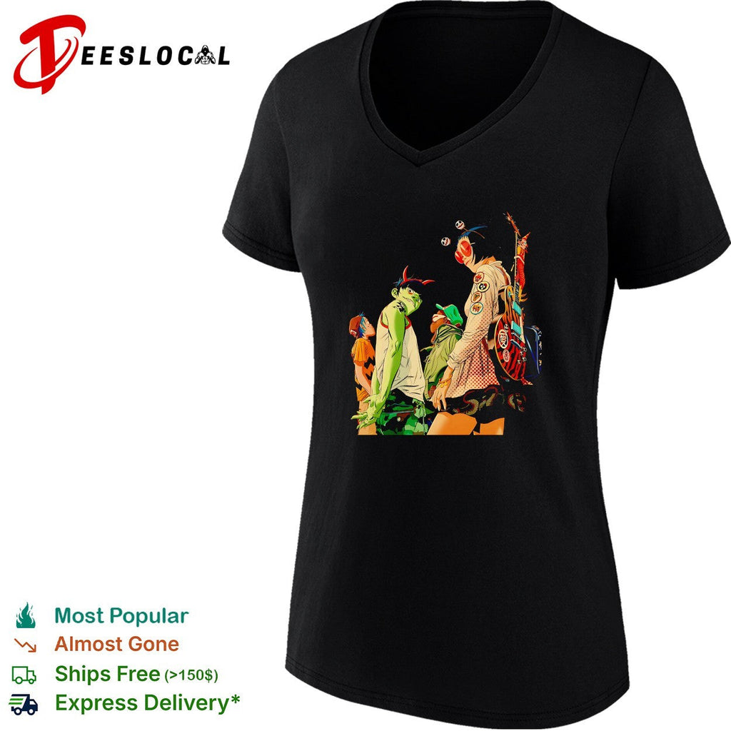 Gorillaz Tottenham London 2026 On 20 June 2026 Jumbo Band Potrait art shirt Unisex