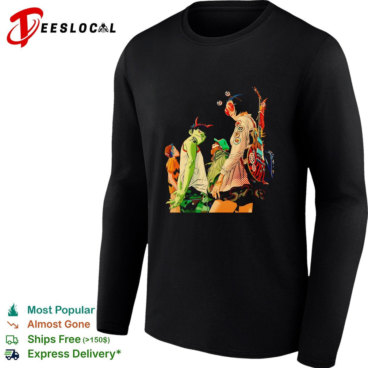 Gorillaz Tottenham London 2026 On 20 June 2026 Jumbo Band Potrait art shirt Unisex