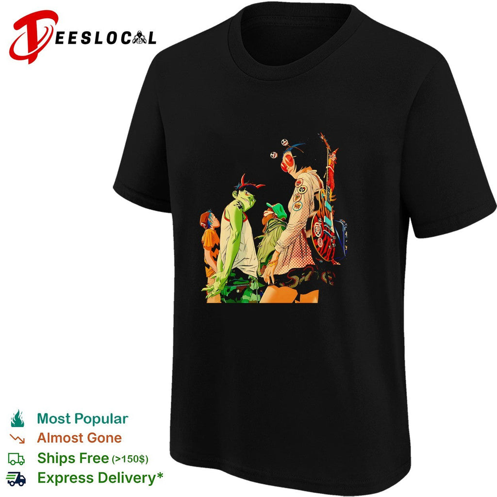 Gorillaz Tottenham London 2026 On 20 June 2026 Jumbo Band Potrait art shirt Unisex
