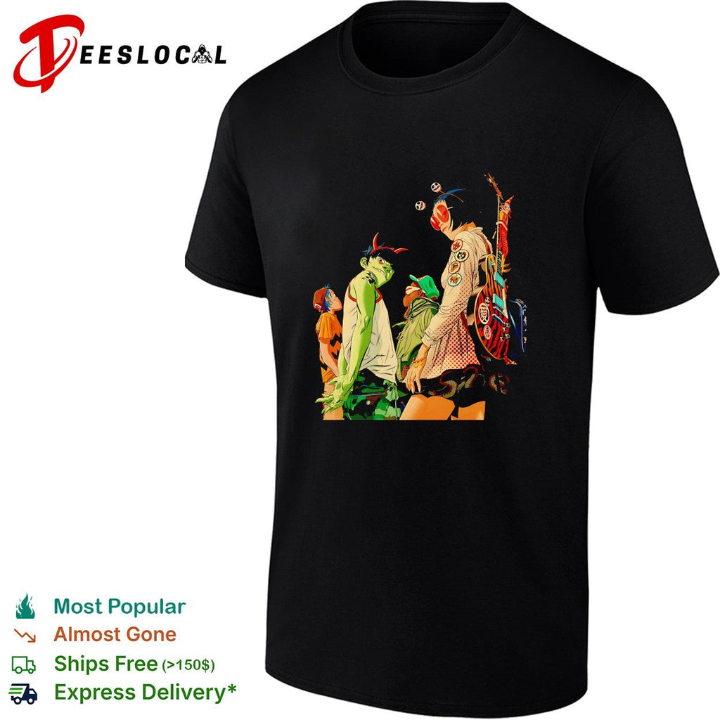 Gorillaz Tottenham London 2026 On 20 June 2026 Jumbo Band Potrait art shirt Unisex