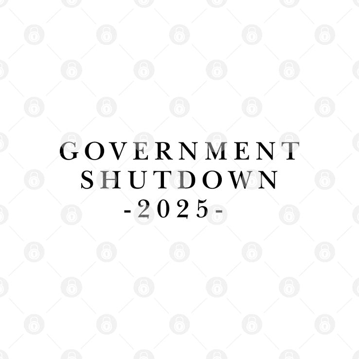 Government Shutdown 2025 T Shirt Unisex