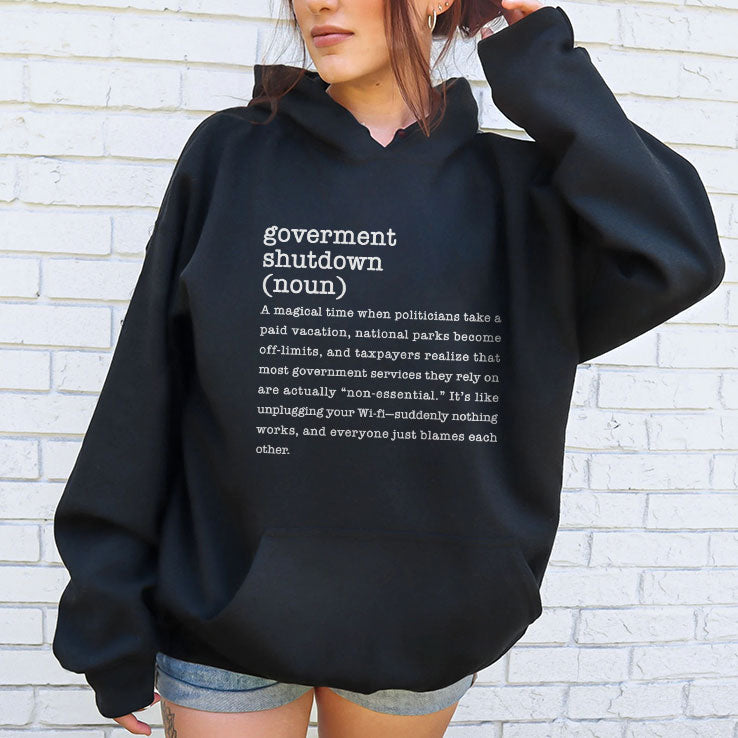 Government Shutdown Definition T Shirt Unisex