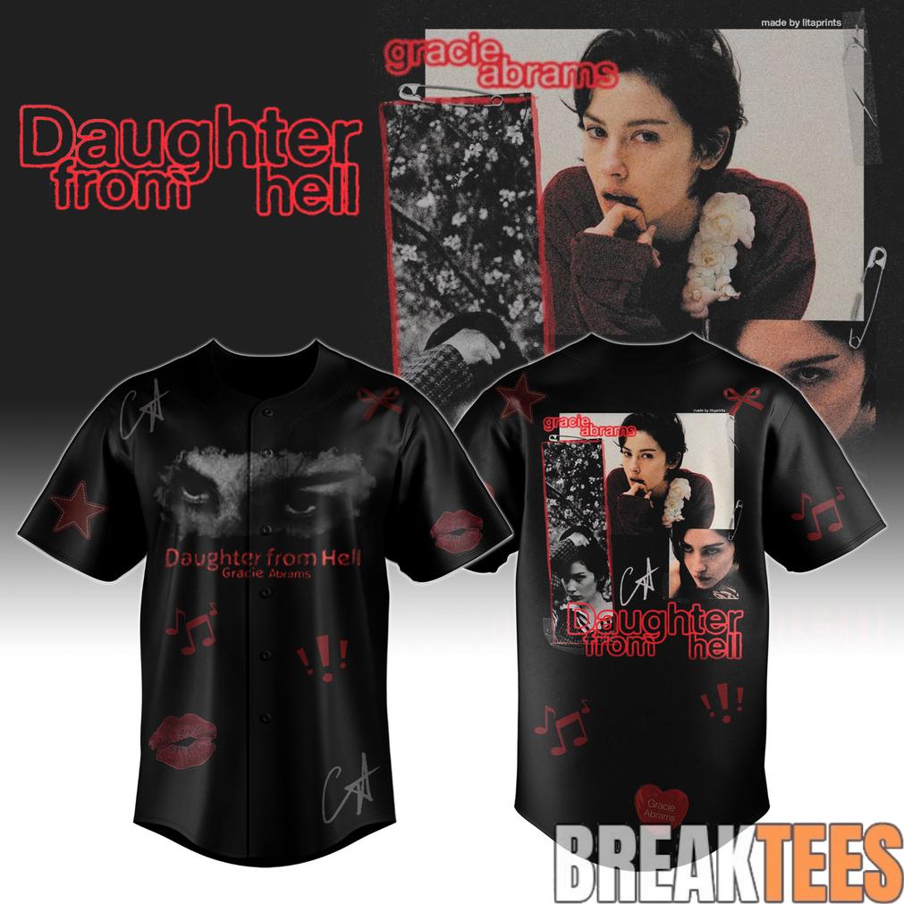 Gracie Abrams Special “Daughter from Hell” Album 2026 Baseball Jersey Unisex