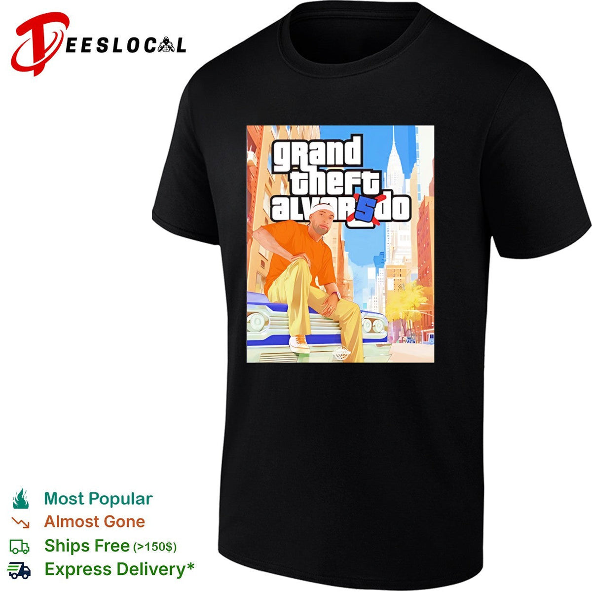 Grand Theft Alvar5do Steal City Edition vintage shirt Unisex