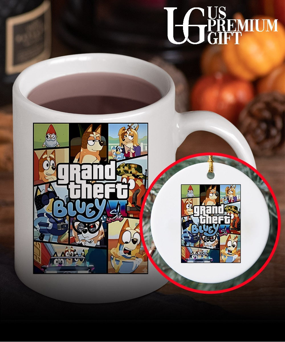 Grand Theft Bluey Gamer shirt Unisex