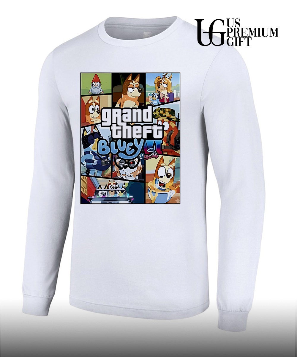 Grand Theft Bluey Gamer shirt Unisex