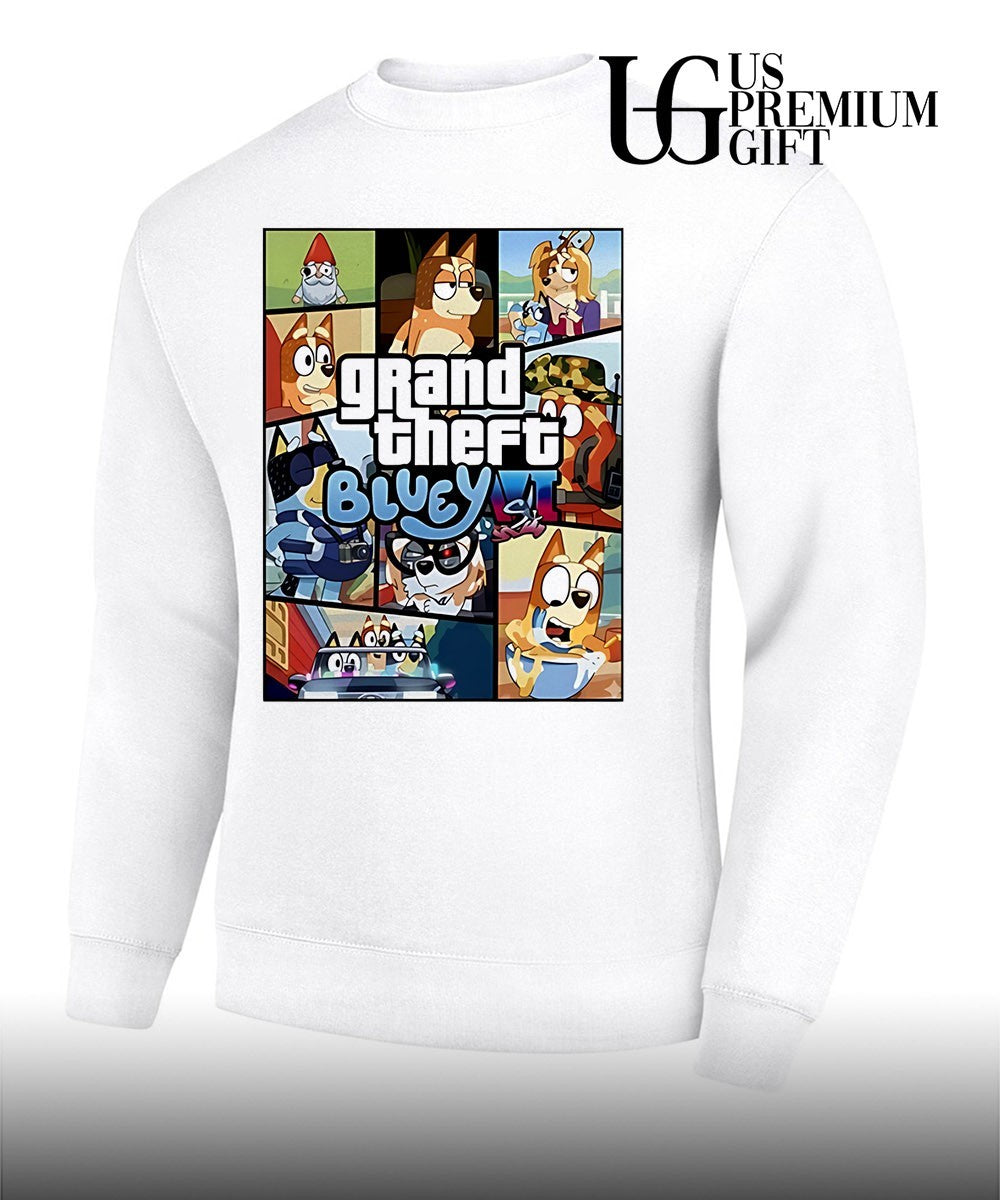 Grand Theft Bluey Gamer shirt Unisex