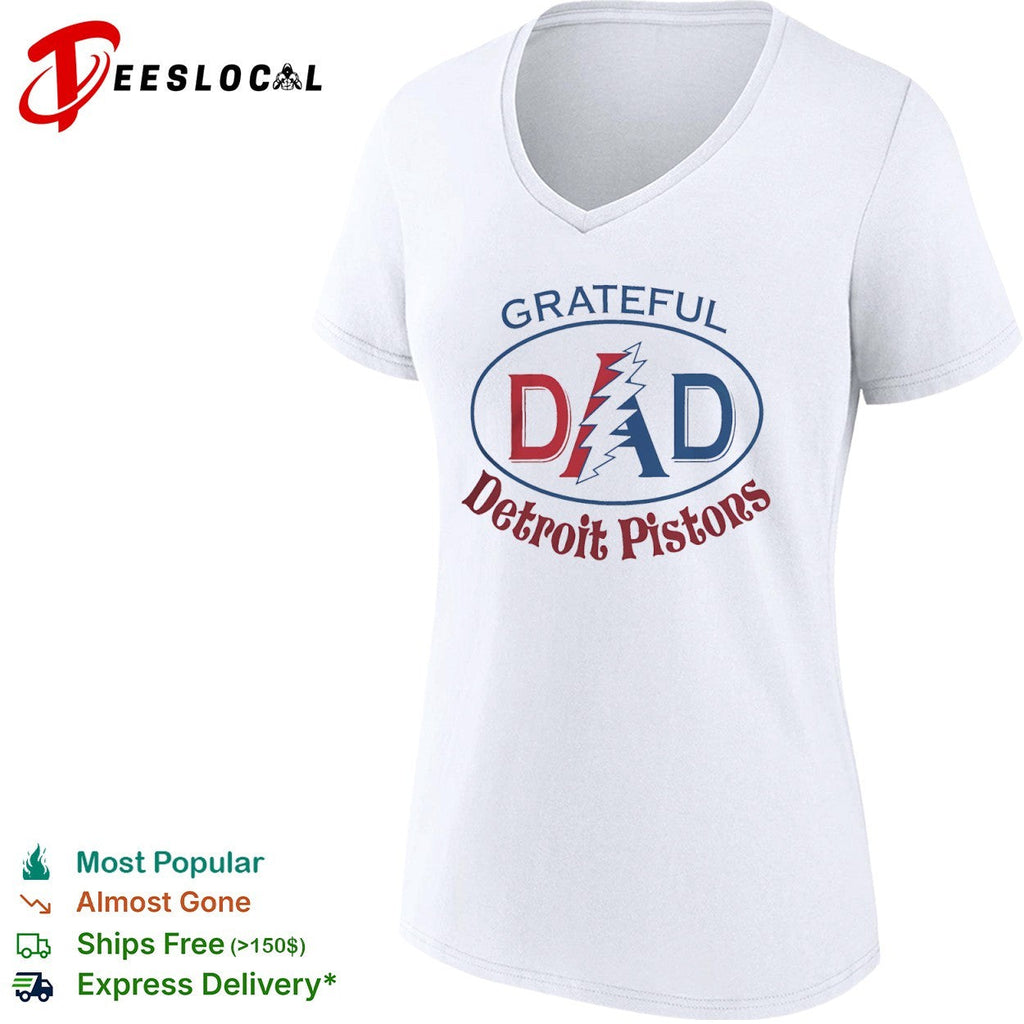 Grateful Dad Detroit Pistons x Grateful Dead shirt Unisex