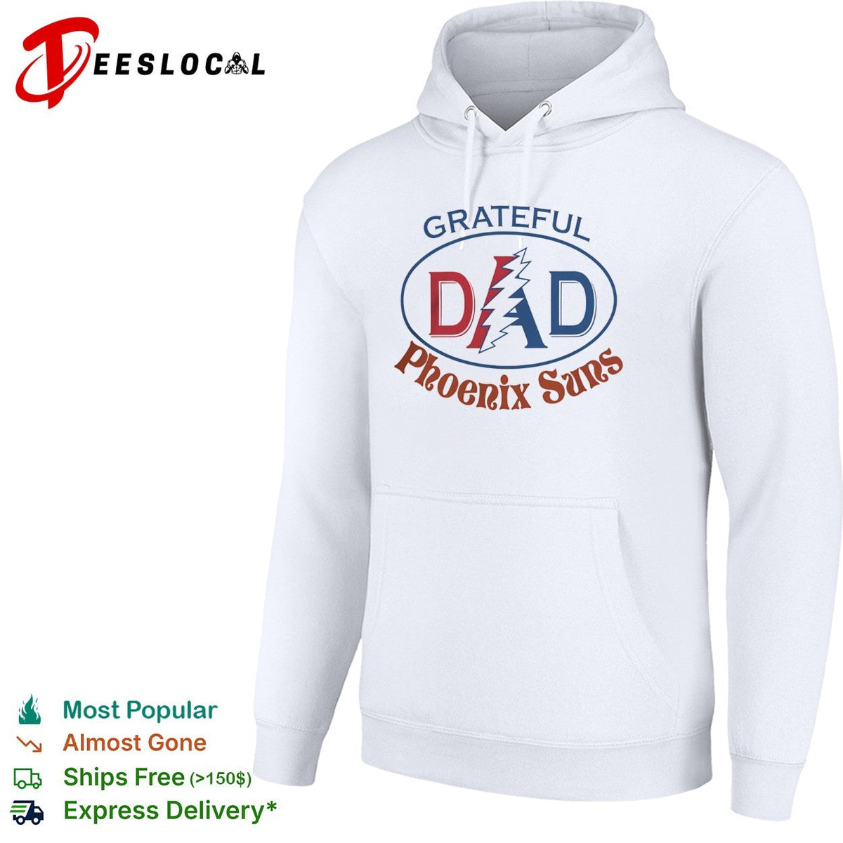 Grateful Dad Phoenix Suns x Grateful Dead NBA Basketball shirt Unisex