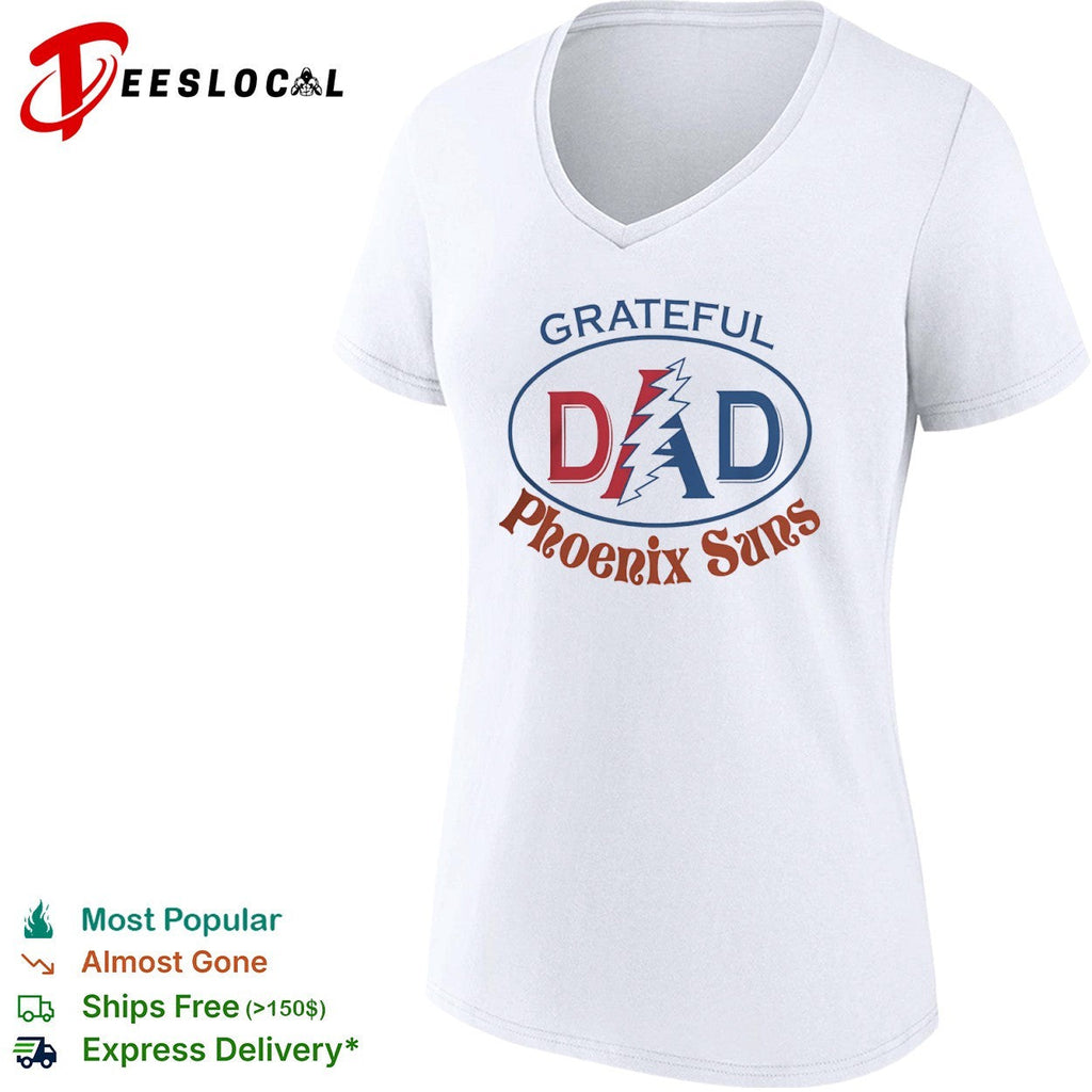Grateful Dad Phoenix Suns x Grateful Dead NBA Basketball shirt Unisex