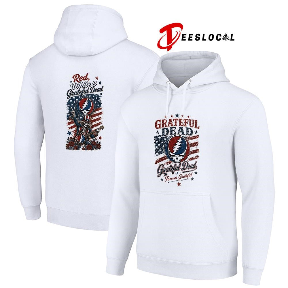 Grateful Dead 250th anniversary red white and Grateful Dead mascot shirt Unisex