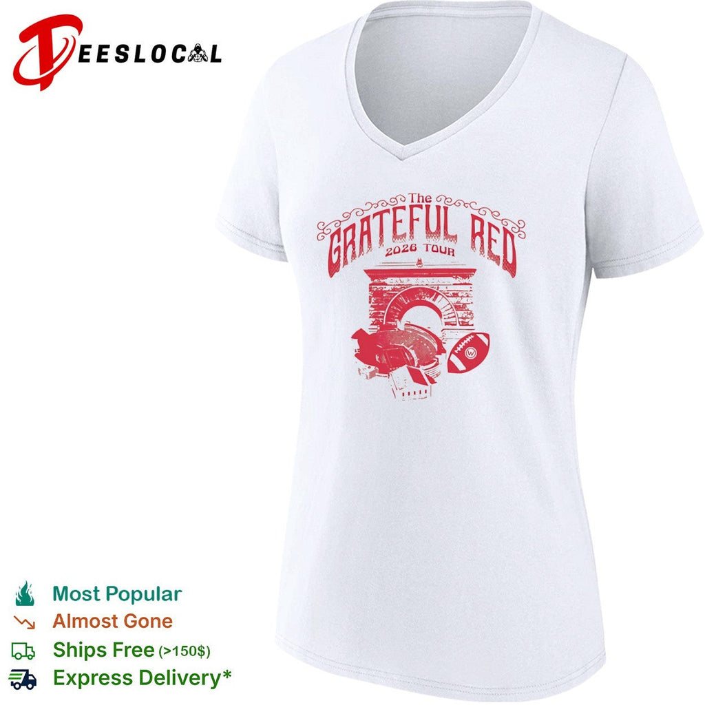 Grateful Dead The Grateful Red 2026 Tour Camp Randall Wisconsin Badgers Football College shirt