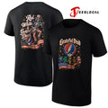 Grateful Dead red white USA flag mascot shirt Unisex
