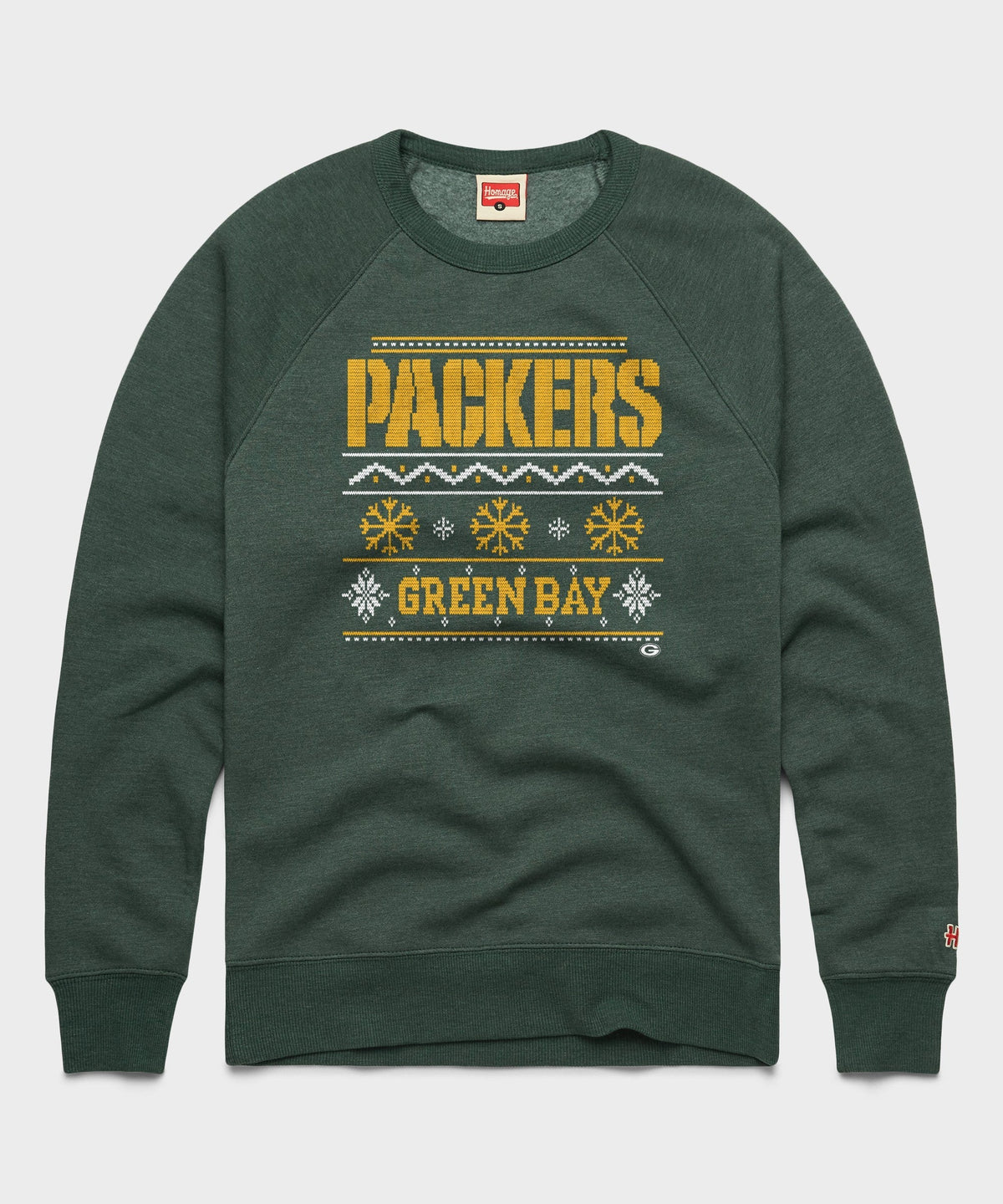 Green Bay Packers Holiday Crewneck Unisex