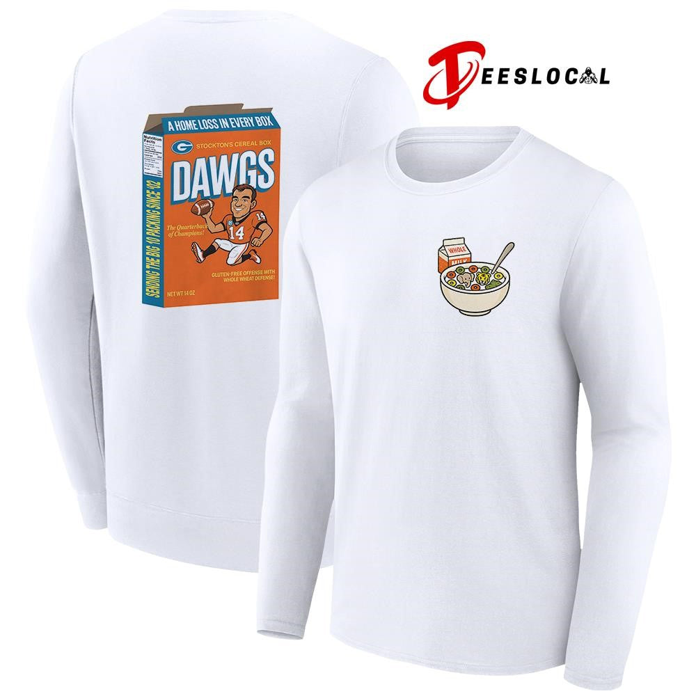 Green Bay Packers Stockton’s cereal box Dawgs a home loss in every box shirt Unisex