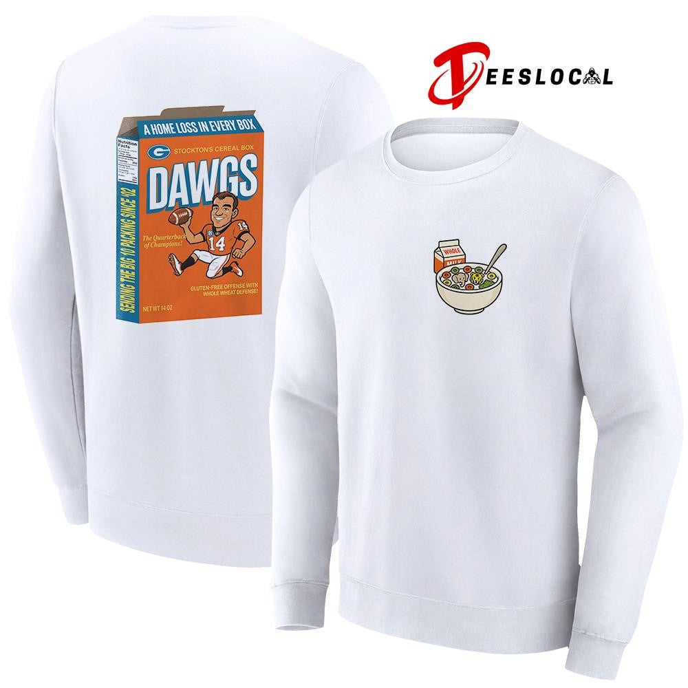 Green Bay Packers Stockton’s cereal box Dawgs a home loss in every box shirt Unisex