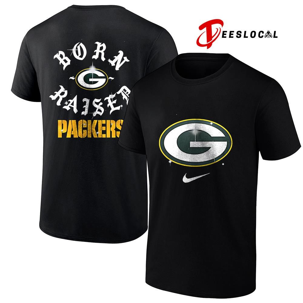 Green Bay Packers x Born and Raised logo shirt Unisex