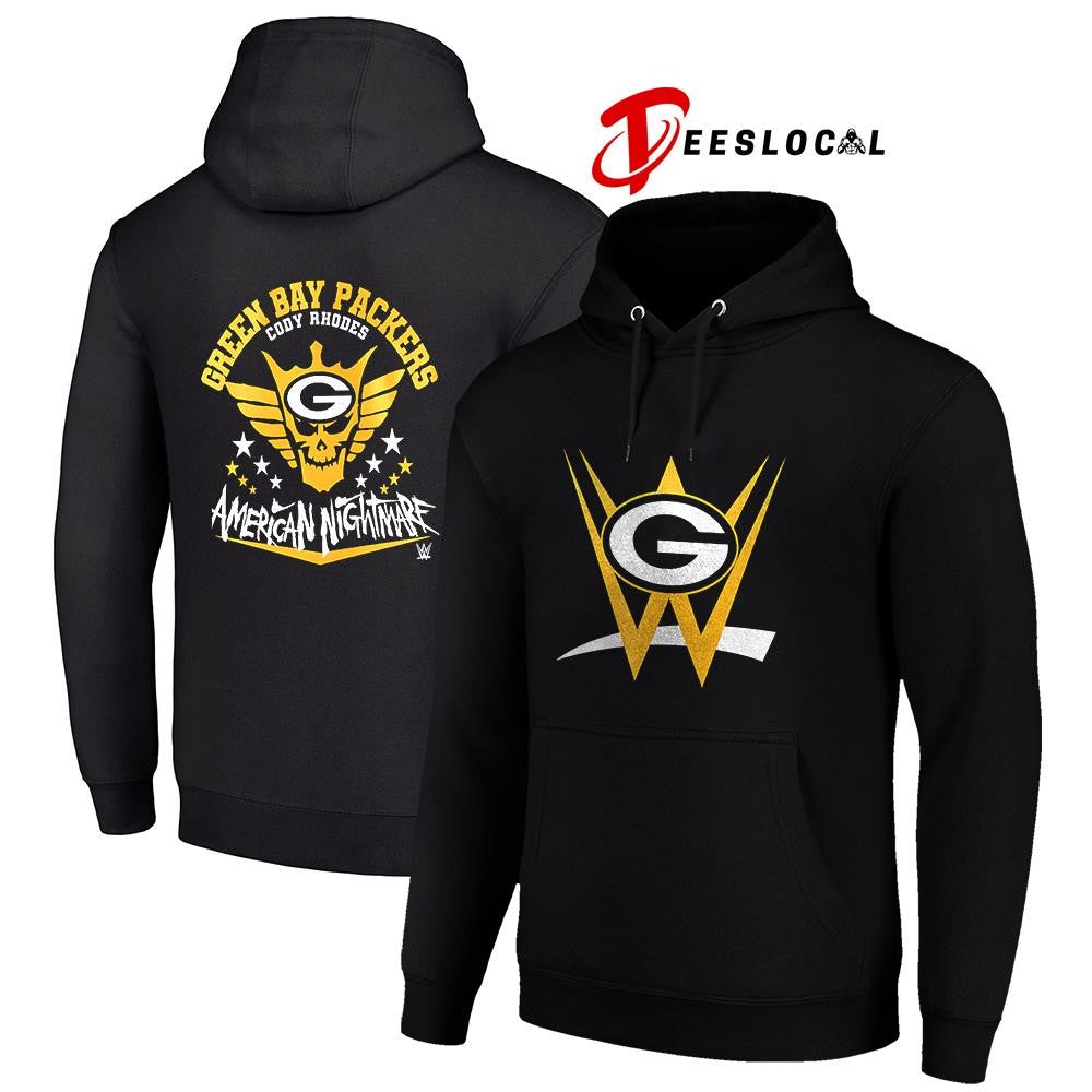 Green Bay Packers x Cody Rhones American nightmare logo shirt Unisex