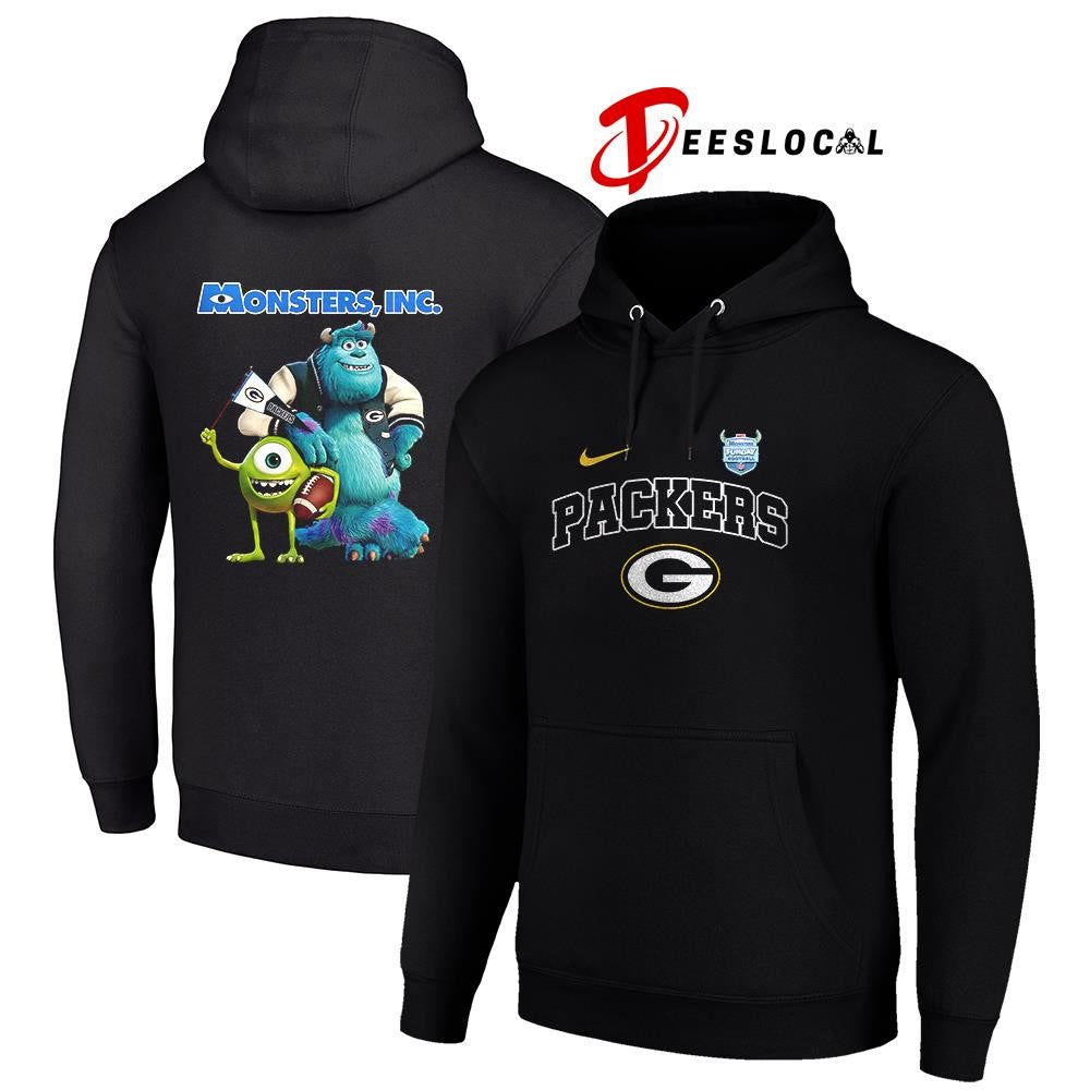 Green Bay Packers x Monster Inc Funday cartoon shirt Unisex