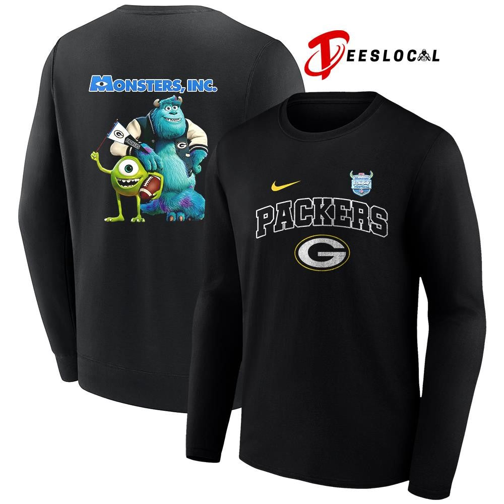 Green Bay Packers x Monster Inc Funday cartoon shirt Unisex