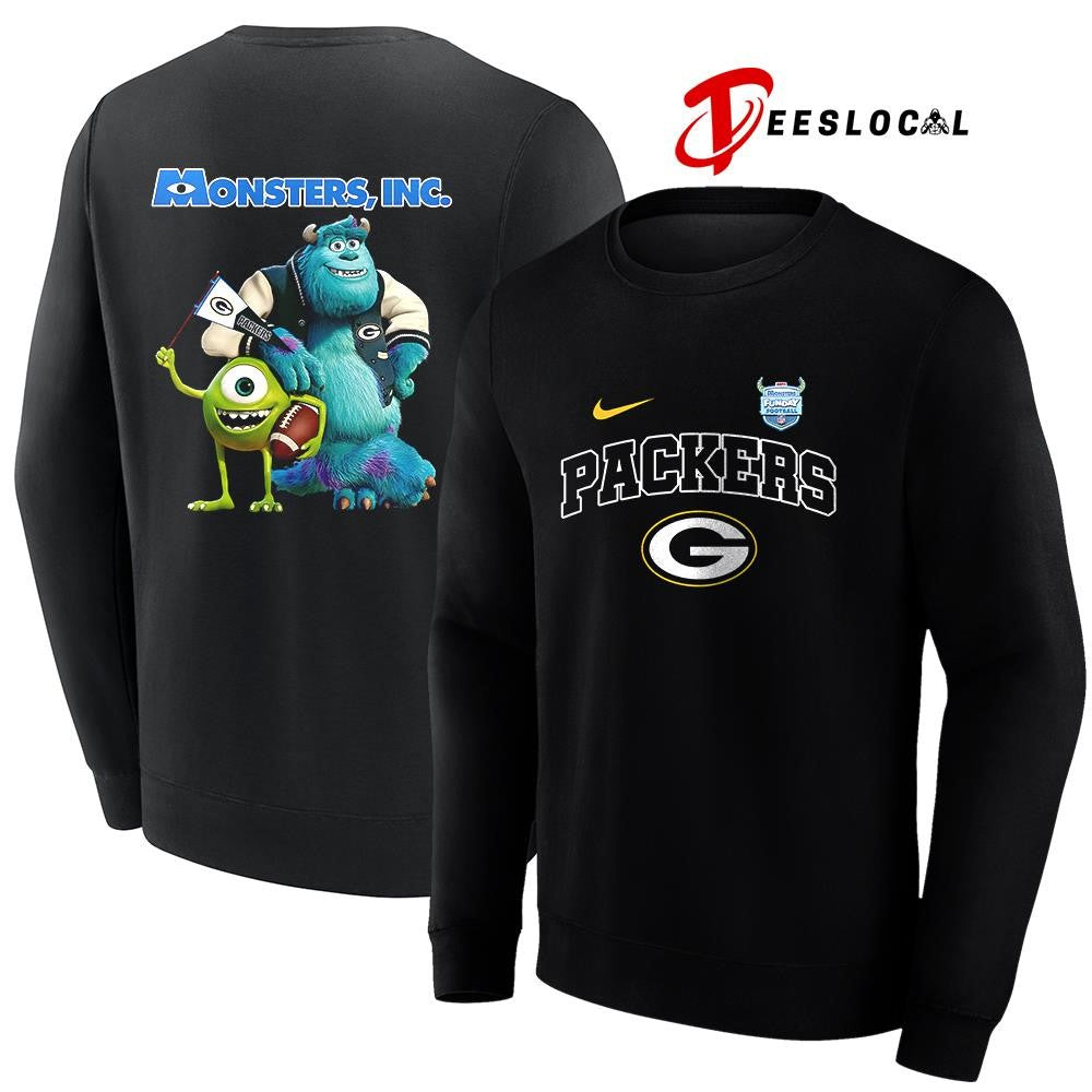 Green Bay Packers x Monster Inc Funday cartoon shirt Unisex