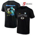 Green Bay Packers x Monster Inc Funday cartoon shirt Unisex