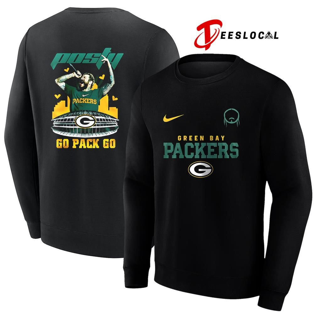 Green Bay Packers x Post Malone Posty stadium shirt Unisex