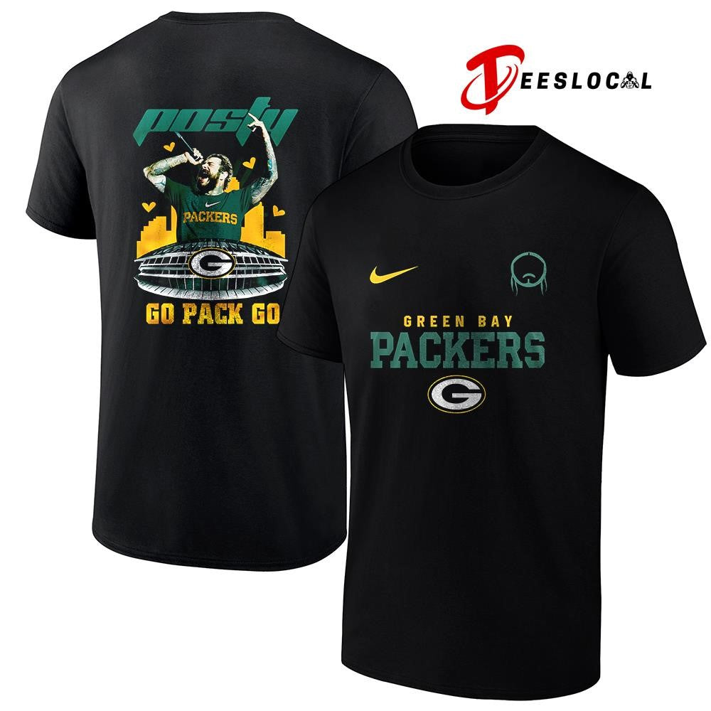 Green Bay Packers x Post Malone Posty stadium shirt Unisex