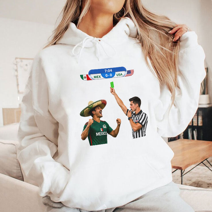 Green Card Soccer Mexico Vs USA Football Meme Shirt Unisex