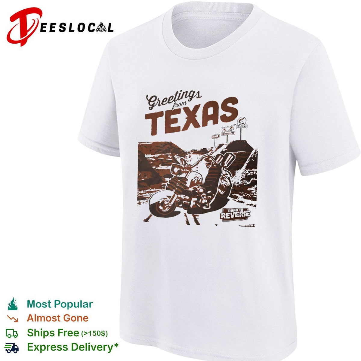 Greetings from Texas Wahtaburger road to reverie shirt Unisex