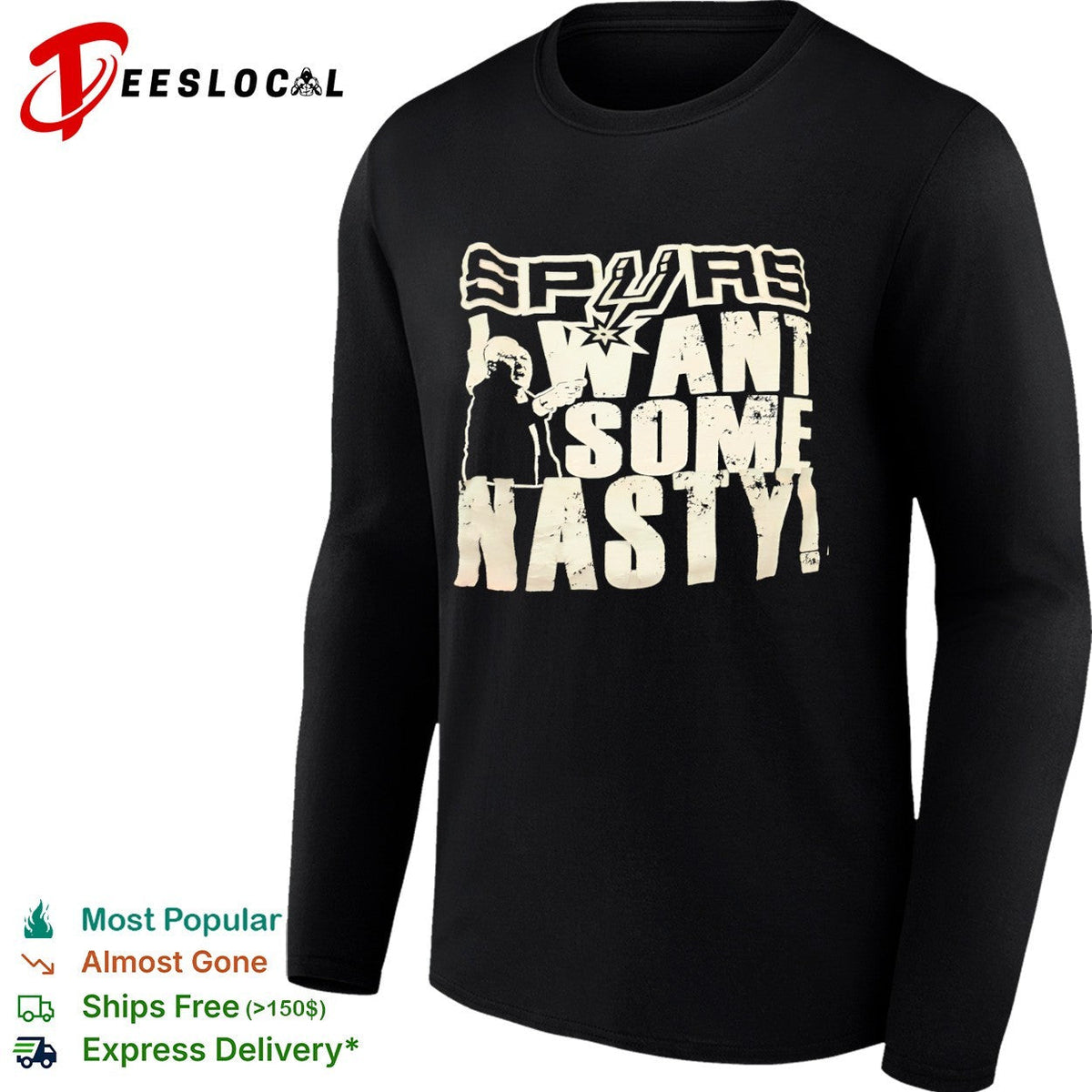 Gregg Popovich San Antonio Spurs NBA I Want Some Nasty basketball shirt Unisex