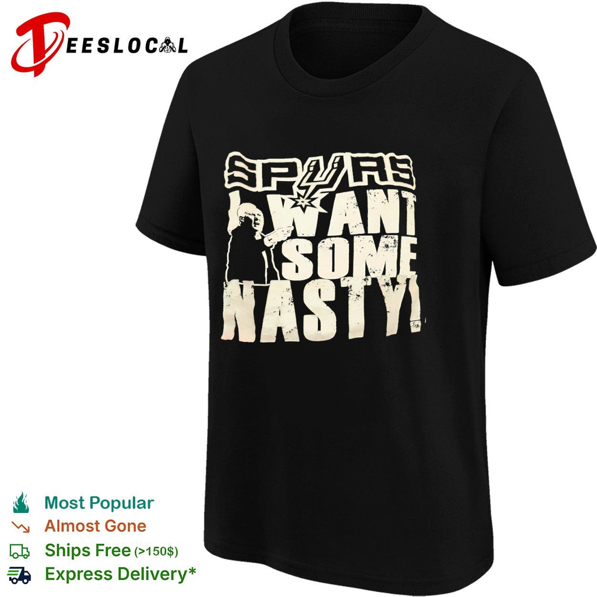 Gregg Popovich San Antonio Spurs NBA I Want Some Nasty basketball shirt Unisex