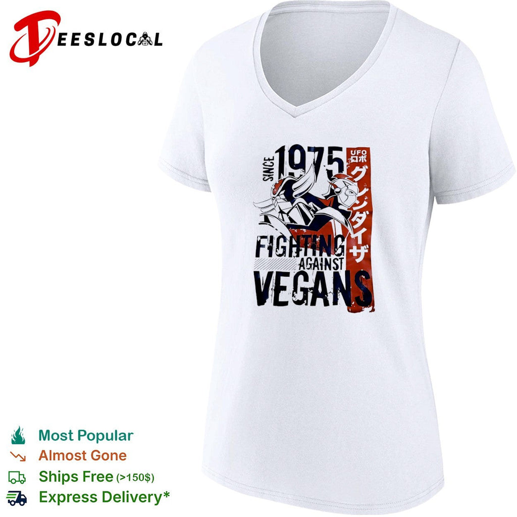 Grendizer UFO Robo Since 1975 Fighting Against Vegans Anime Action Sci Fi shirt Unisex