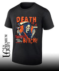 Grim Reaper Death is a thirsty bitch local menace apparel co phone shirt Unisex