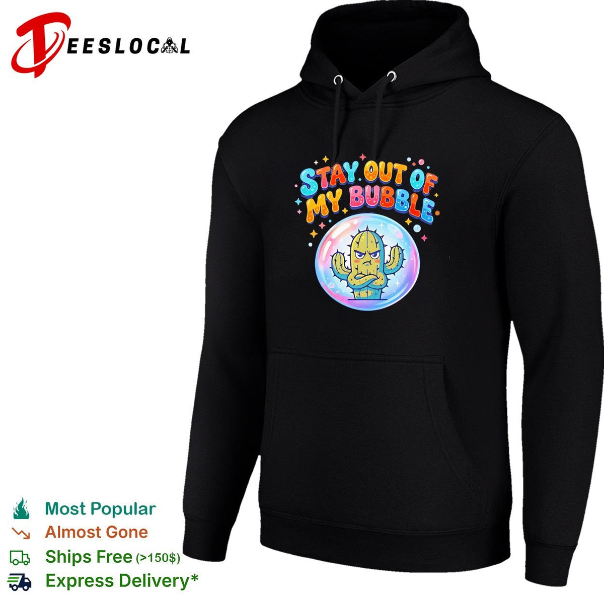 Grumpy cactus weed stay out of my bubble funny shirt Unisex