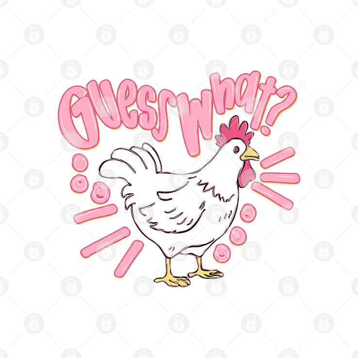 Guess What Chicken Butt T Shirt Unisex